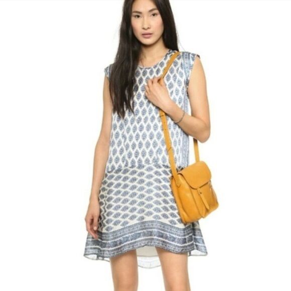 Madewell‎ diamond floral skyscrape mini dress small - Picture 1 of 8